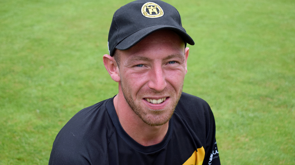 Double-chasing North Molton captain Lewis Hough<br>credit: Conrad Sutcliffe - no re-use without copyright owner's consent