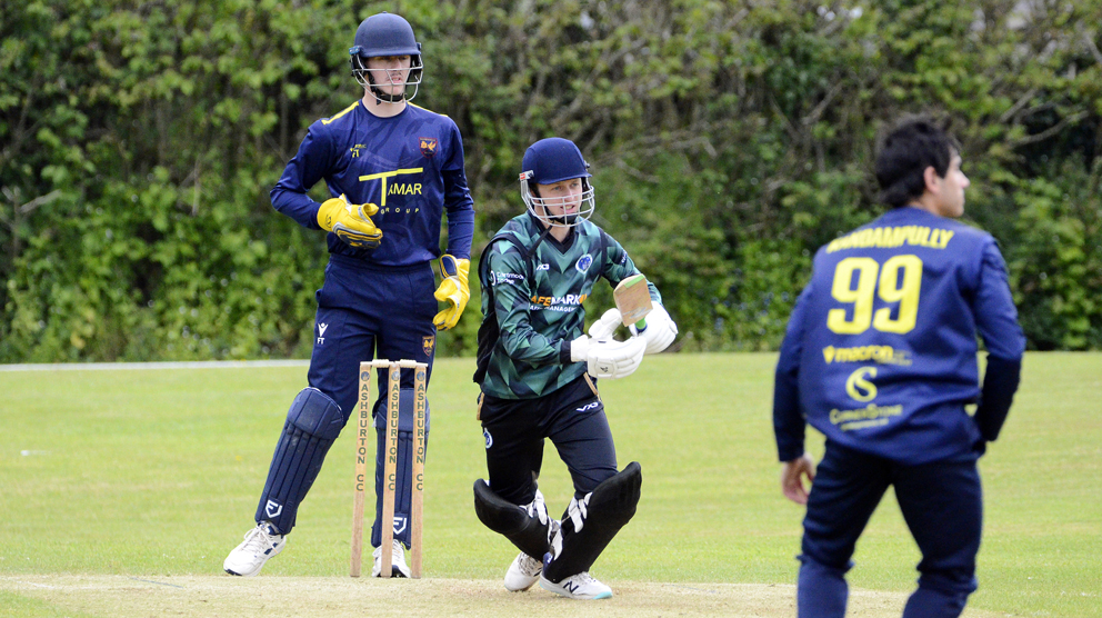 Ashburton's Matt Churchill, who made 63 in the win over Stoke Gabriel<br>credit: Conrad Sutcliffe - no re-use without copyright owner's consent
