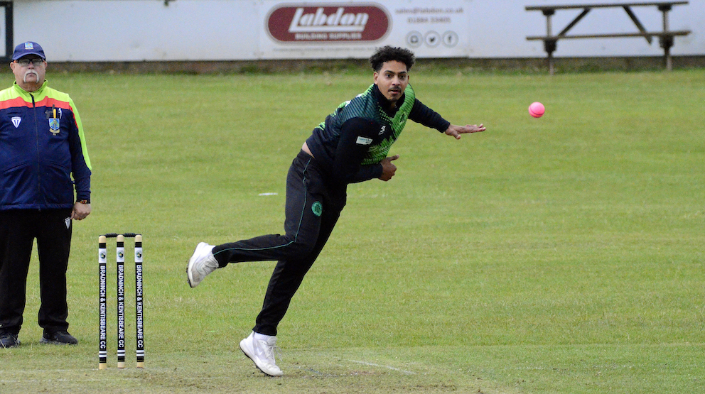 Ivybridge's Mickey Copeland – the star man with bat and ball against Bradninch & Kentisbeare