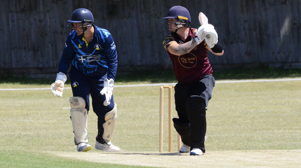 Stoke Gabriel's Tyler Hunter, who hit 63 against Clyst St George<br>credit: Conrad Sutcliffe - no re-use without copyright owner's consent