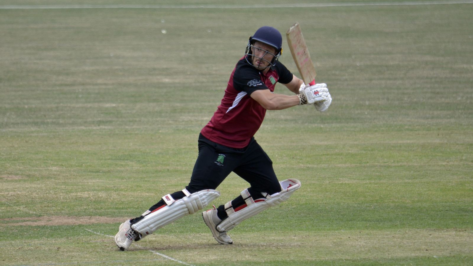 Barton opener Nick Watkin, who made a hundred in a losing cause against Braunton<br>credit: Conrad Sutcliffe - no re-use without copyright owner's consent