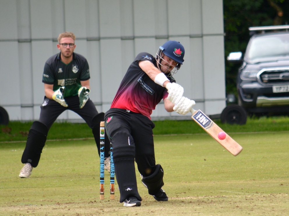 Dan Pyle in the sort of form for Exmouth the Devon management could not ignore