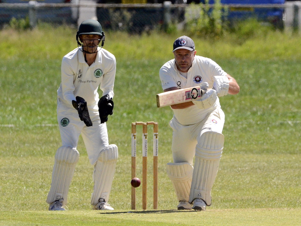 T&K batter Mike Pugh looking for runs against Ivybridge – he found 79 of them!