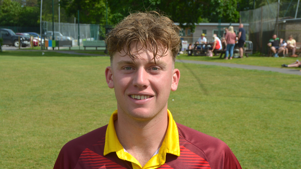 Kai Croft – first five-wicket haul for Seaton<br>credit: Conrad Sutcliffe - no re-use without copyright owner's consent