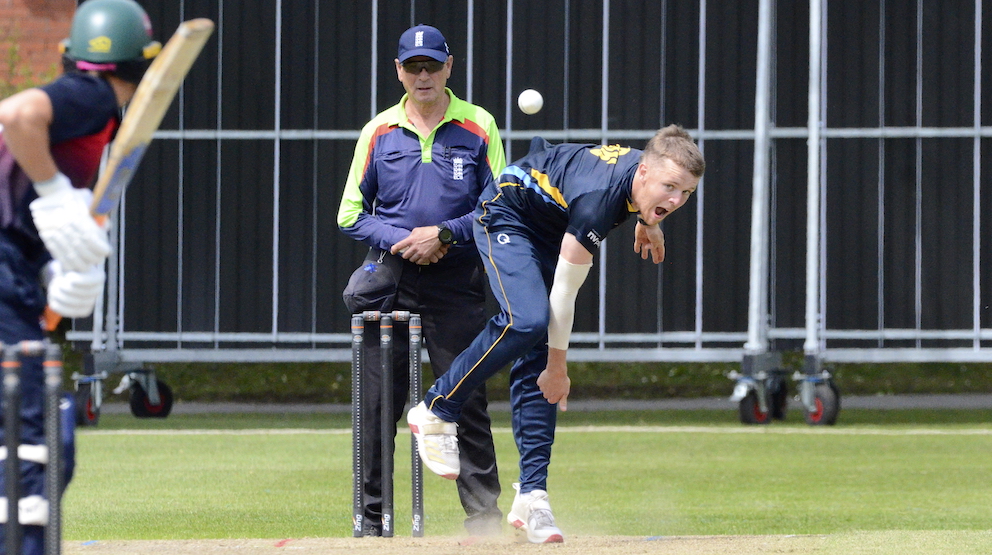 Craig Penberthy has Herefordshire's Olly Cox in his sights