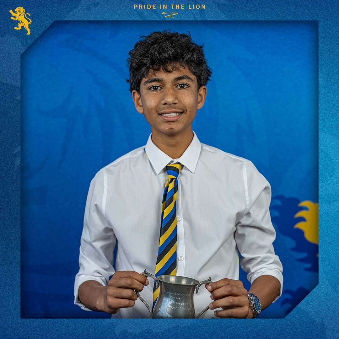 Under 13 Boys Player of the Year, Aayush Dhayal.