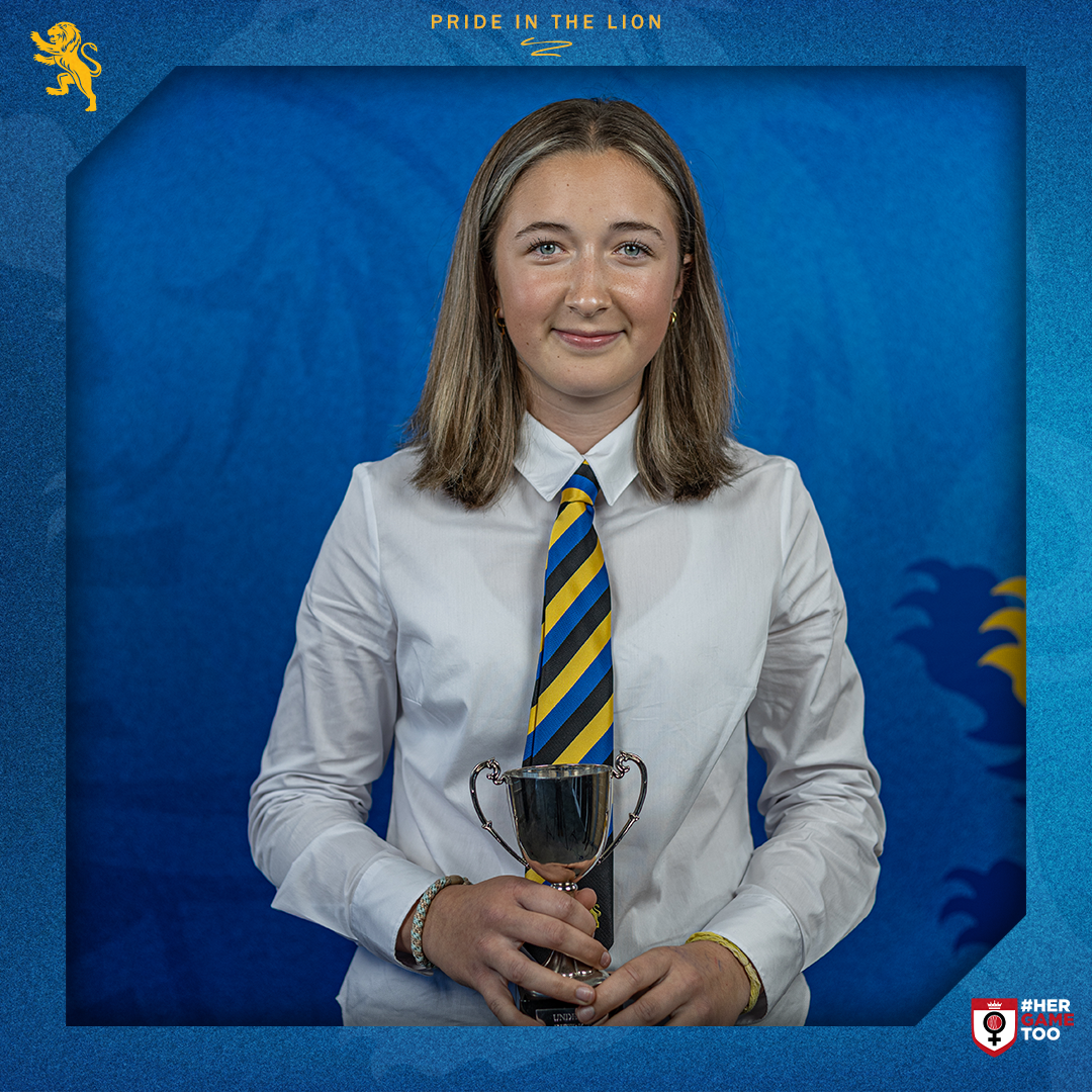 Under 14 Girls Player of the Year, Ellie White.
