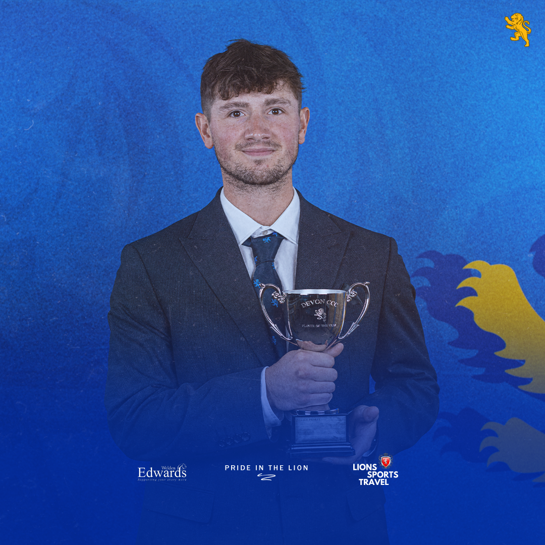 Devon County Cricket Club Player of the Year, Ben Privett.