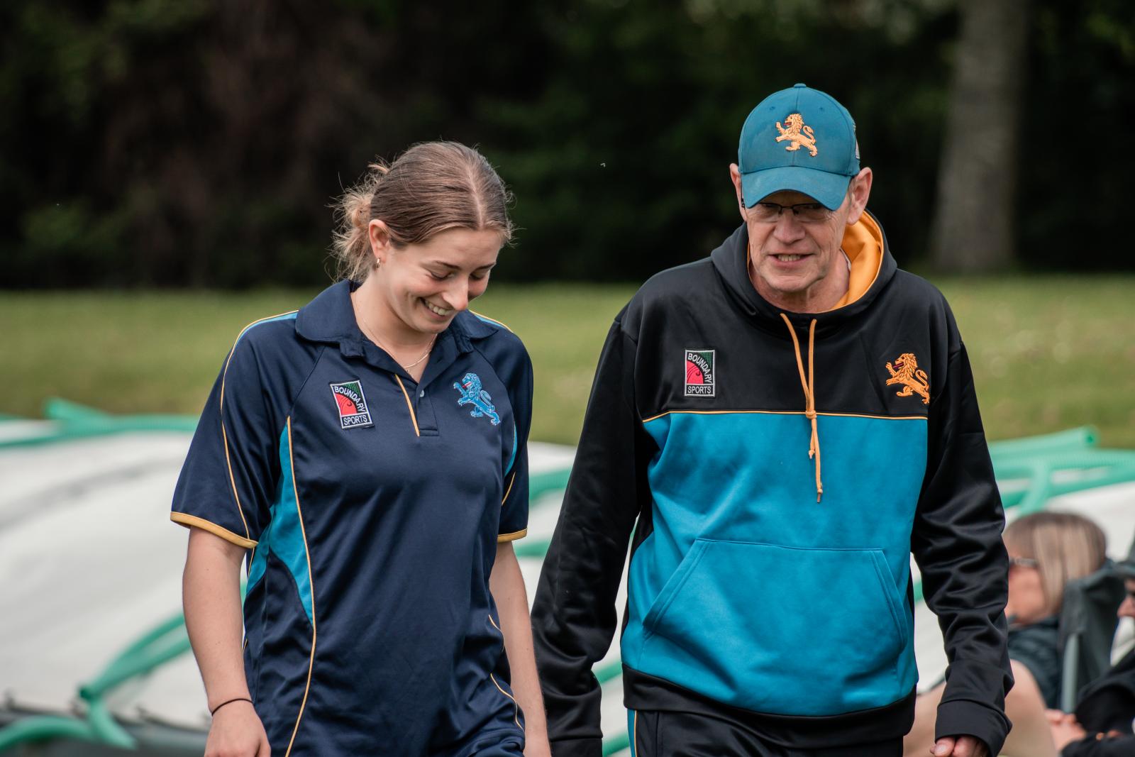 David Joseph coaching Devon Women at Taunton Vale Sports Club.