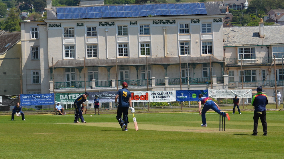 Cricket on the Fortified in Sidmouth, where Devon have been playing home games since 1914 Cricket on the Fortified in Sidmouth, where Devon have been playing home games since 1914