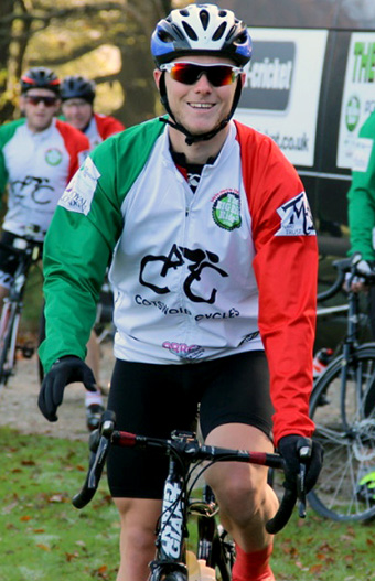 Sam Wyatt-Haines in the saddle