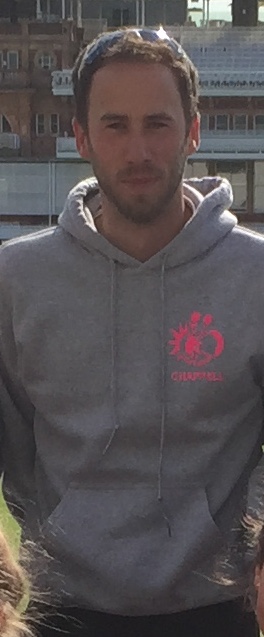 Scott Chappell - on his way to work for Somerset