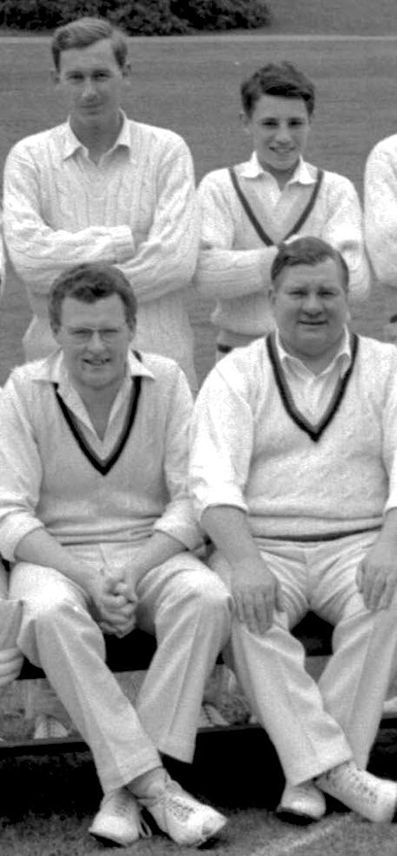 Torquay players Roger Tolchard (back, right) and David Post (front left), both of whom have fond memories of Dickie Bird. Next to them respectively are Derek Semmence and Ted Dickinson