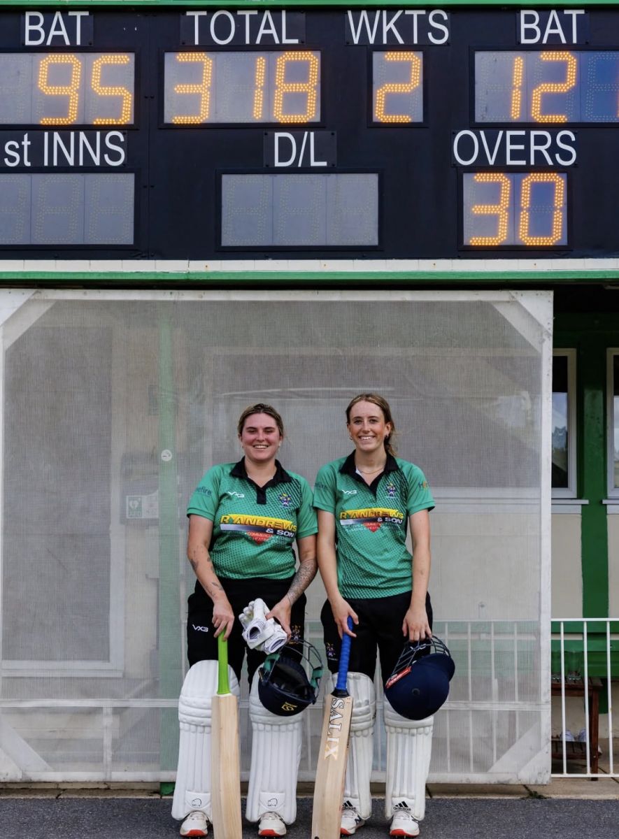 MacCauley and Martin after their devastating hitting against Chagford <br>credit: BTCC