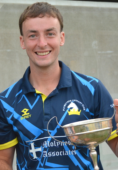 Tom Mitch shows off the Corinthian Cup